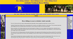 Desktop Screenshot of horseridingadelaide.com